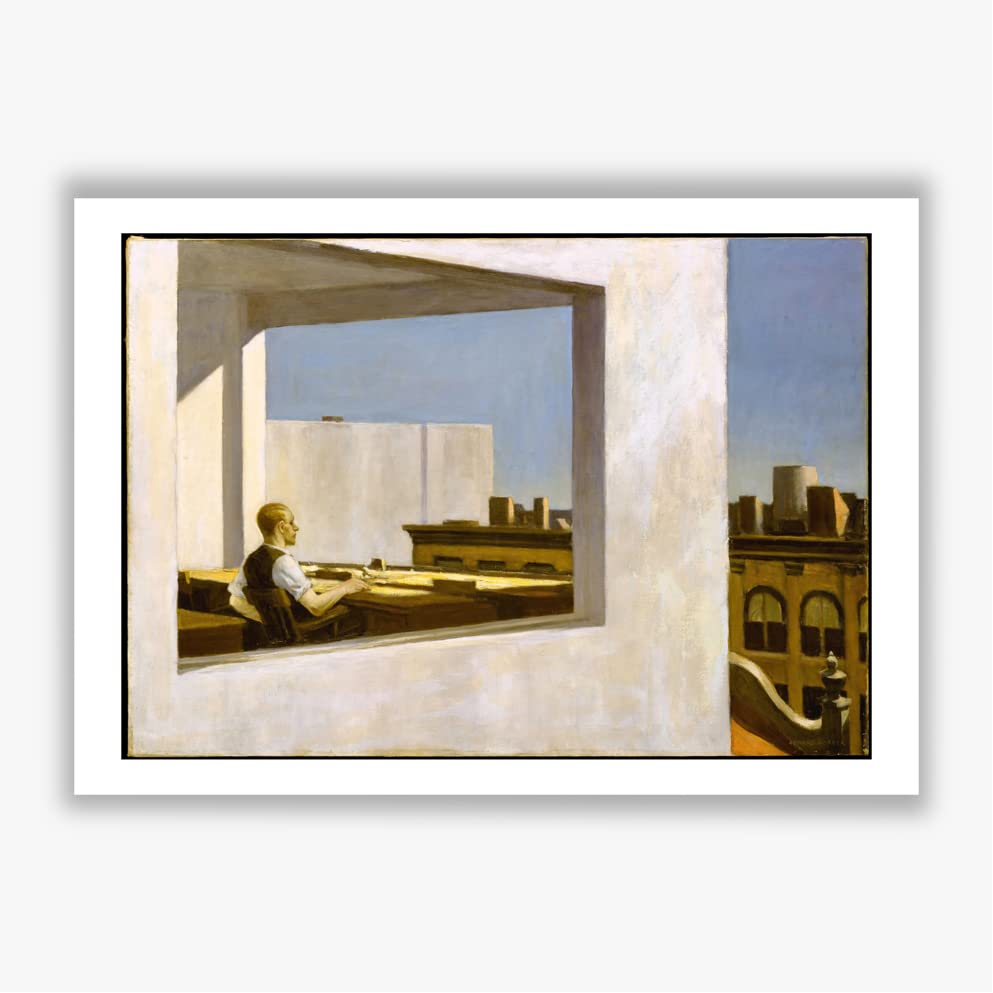 Impression murale giclée Edward Hopper affiche encadrée de qualité musée - 2