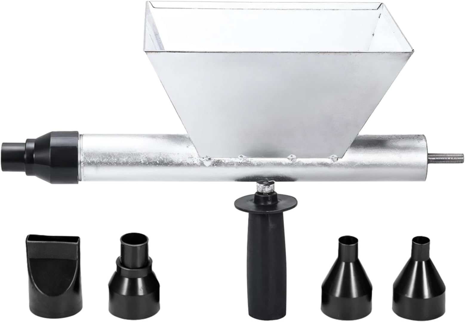 Generic Portable Electric Mortar Grouting Gun, Heavy-Duty Tool With 4 Nozzles For Wall, Door, And Window Gaps, Drill Compatible