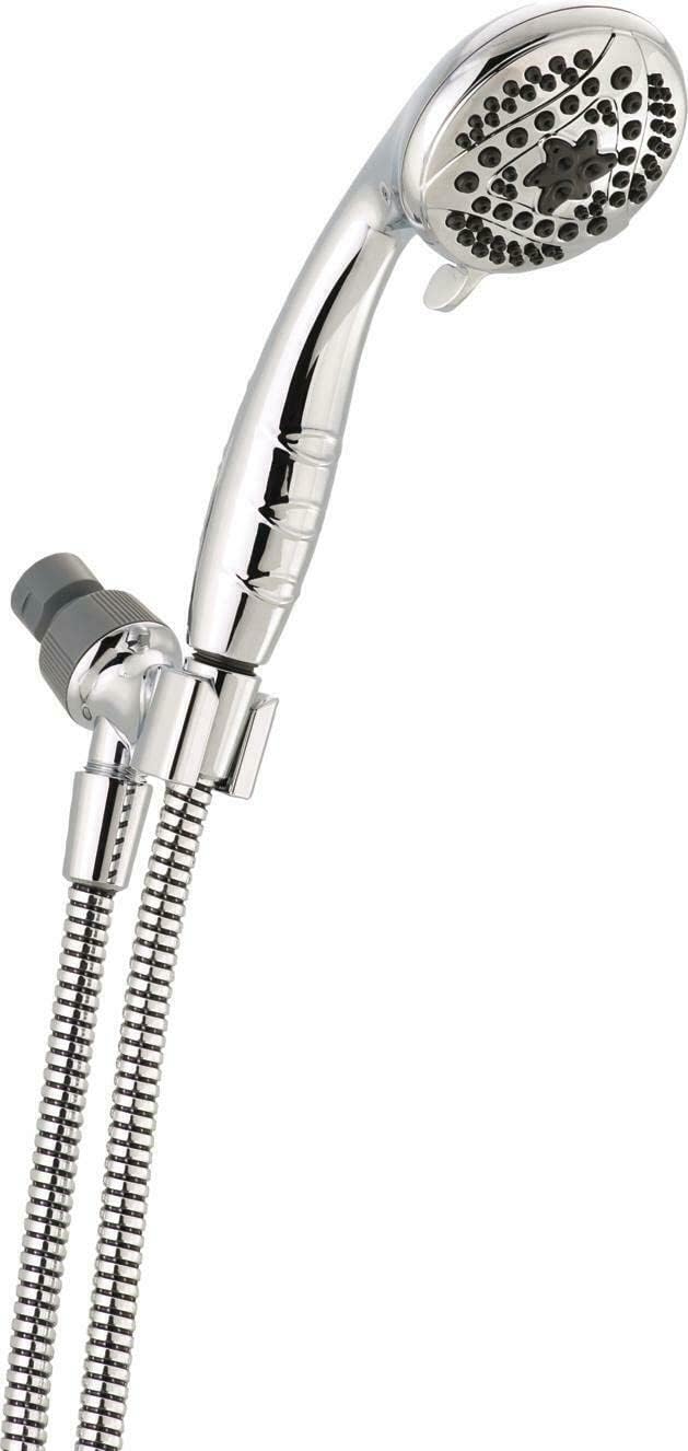 5-Spray Hand Shower in Chrome Mkalo Shower Head Shower Head with Handheld Shower Heads Shower Head Handheld Shower Heads Rain Setting Shower Heads Showerheads & Handheld Showers Shower Head