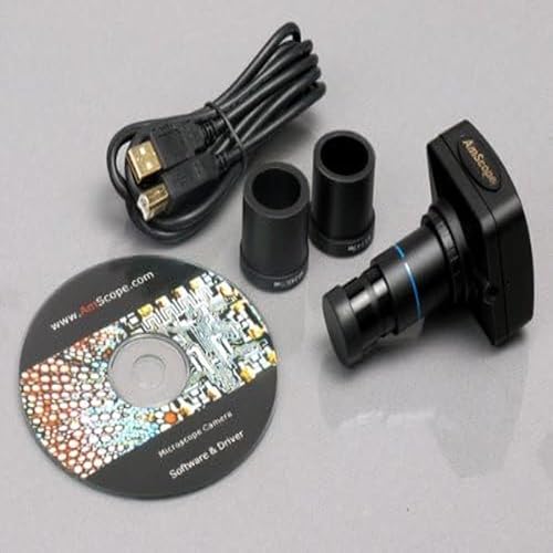 Miniatura 6 de AmScope SM-6TZ-54S-10M Microscopio Digital Profesional Trinocular Estéreo, Lentes WH10x, Aumento 3.5X-90X, Objetivo de Zoom 0.7X-4.5X, Luz LED de 54