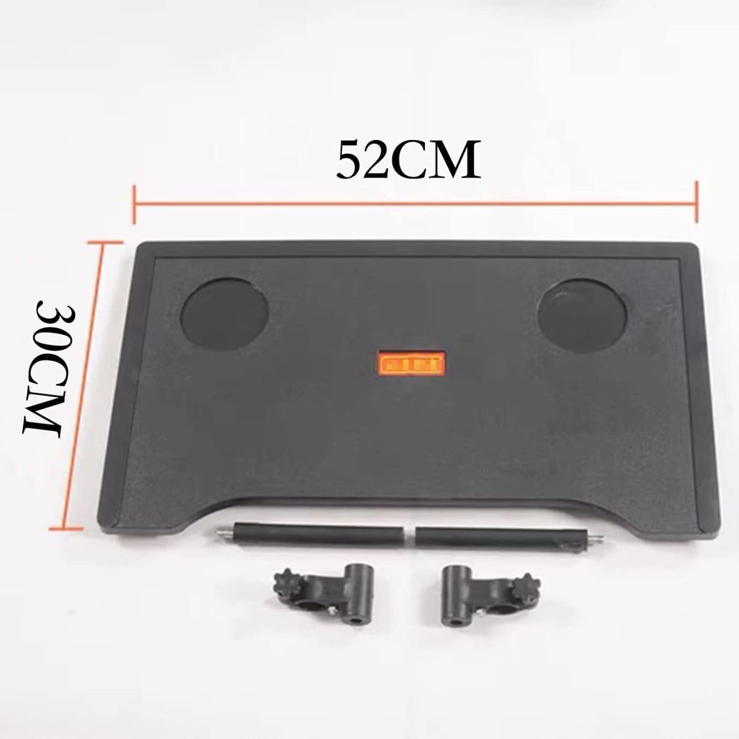 Rollstuhl Tablett Tisch mit Getränkehalter, Abnehmbarer ABS-Kunststoff-Rollstuhl-Schoßtablett, Portable Universal Tray Schreibtisch für ältere Leseruhe