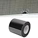 Mavaol Window Screen Repair Tape 80mmx9.15m Transparent Self Adhesive Mesh Screen Patch for Quick Fix Crack on All s (Black)