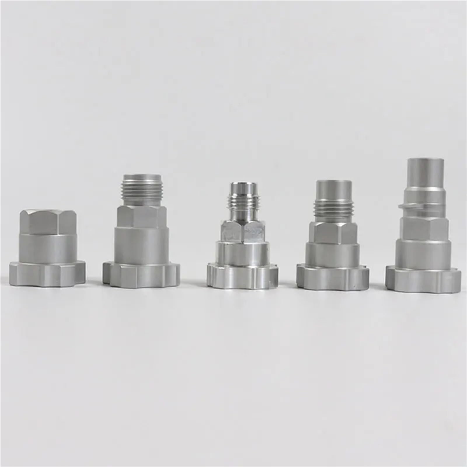 Aluminium Legierung Spritzpistole Stecker PPS Adapter Spritzpistole Tasse adapter Einweg Messbecher Geeignet for SA-TA(Aluminum alloy 1)