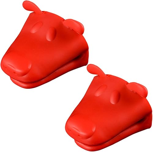 Miniatura 5 de Mini guantes de horno, silicona sin BPA, resistentes al calor, guantes de pellizco para cocina, cocinar y hornear bonitos guantes (negro, 3 piezas)