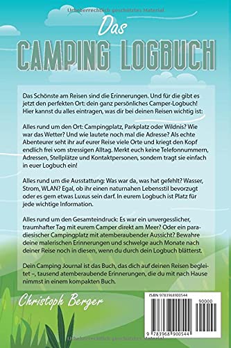 Das Camping Logbuch: Der ideale Ort für alle Erfahrungen, Informationen und Erinnerungen deiner Reise. Taschenbuch – 16. April 2021 - Image 3