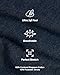 True Classic Mens V Neck T Shirts – Cotton V Neck T Shirts for Men, V-Neck Mens T-Shirts and Undershirts for Men Pack/Singles, Pack of 1, Heather Navy, M