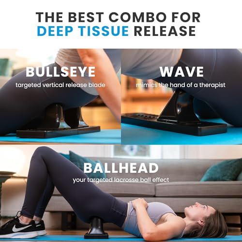 Image of Thrival Relief Pro - Fully Adjustable Psoas and Iliacus Muscle Release Tool with Thrival App for Hip Flexor, Back, Glute and Neck Pain - Trigger Point and Myofascial Release Tool - Carbon Black