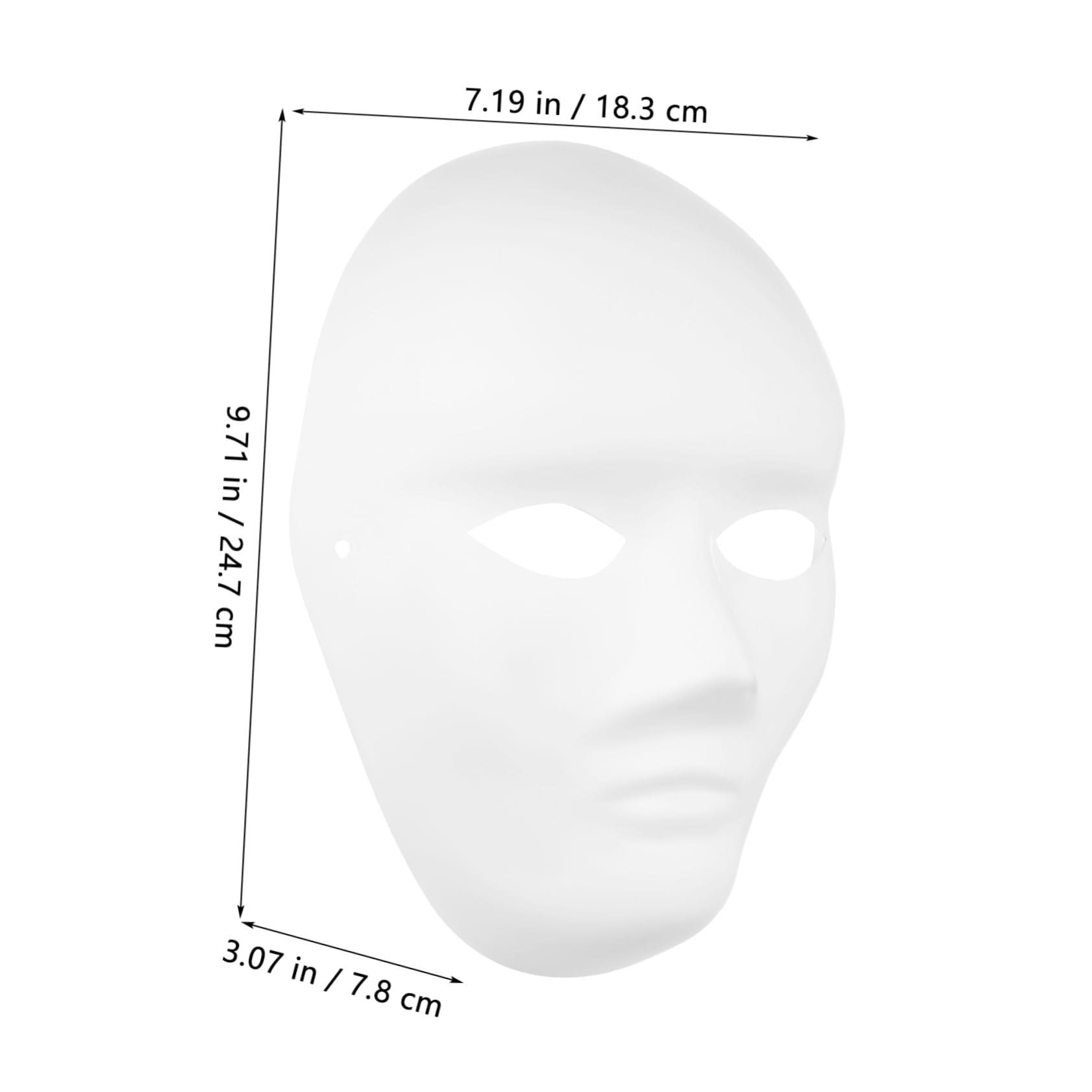 KONTONTY 12 Pcs Blank Masquerade Masks for Adults DIY Craft Party Masks with Colors Paints for Halloween Cosplay Events Comfortable Fit Safe to Use for Creative Fun