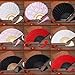 NTCLHFXU Fashion Wedding Laces Folding Fan Wedding Cosplays Partys Home Decorative Ancient Hand Decoration Handheld