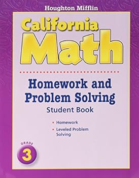 Paperback Mathmatics Homework and Problem Solving Book Consumable Level 3: Houghton Mifflin Mathmatics California (Hmm California Math 2008) Book