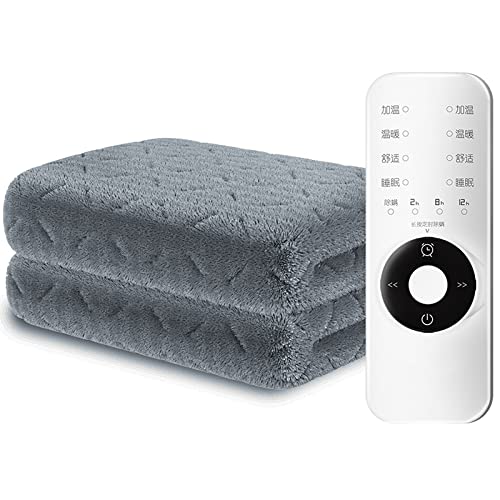 Calentador de Cama eléctrico King Size, Almohadilla de colchón térmica con Control de Zona Dual,...