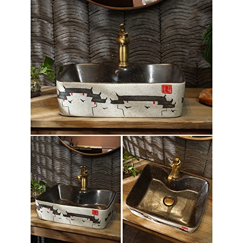 XEX-Moderno-Ceramica-Lavabo-sobre-Encimera-Lavamanos-Pequeno-Superficie-Lisa-Pica-Bano-Artistico-con-Combinacion-De-Grifo-Y-DesagueSizeConjunto-de-Lavabo