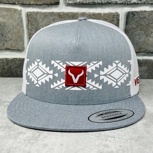 Image of Vexil American Rancher Adjustable Snapback Western Lifestyle Rodeo Southwest Inspired Meshback Hat