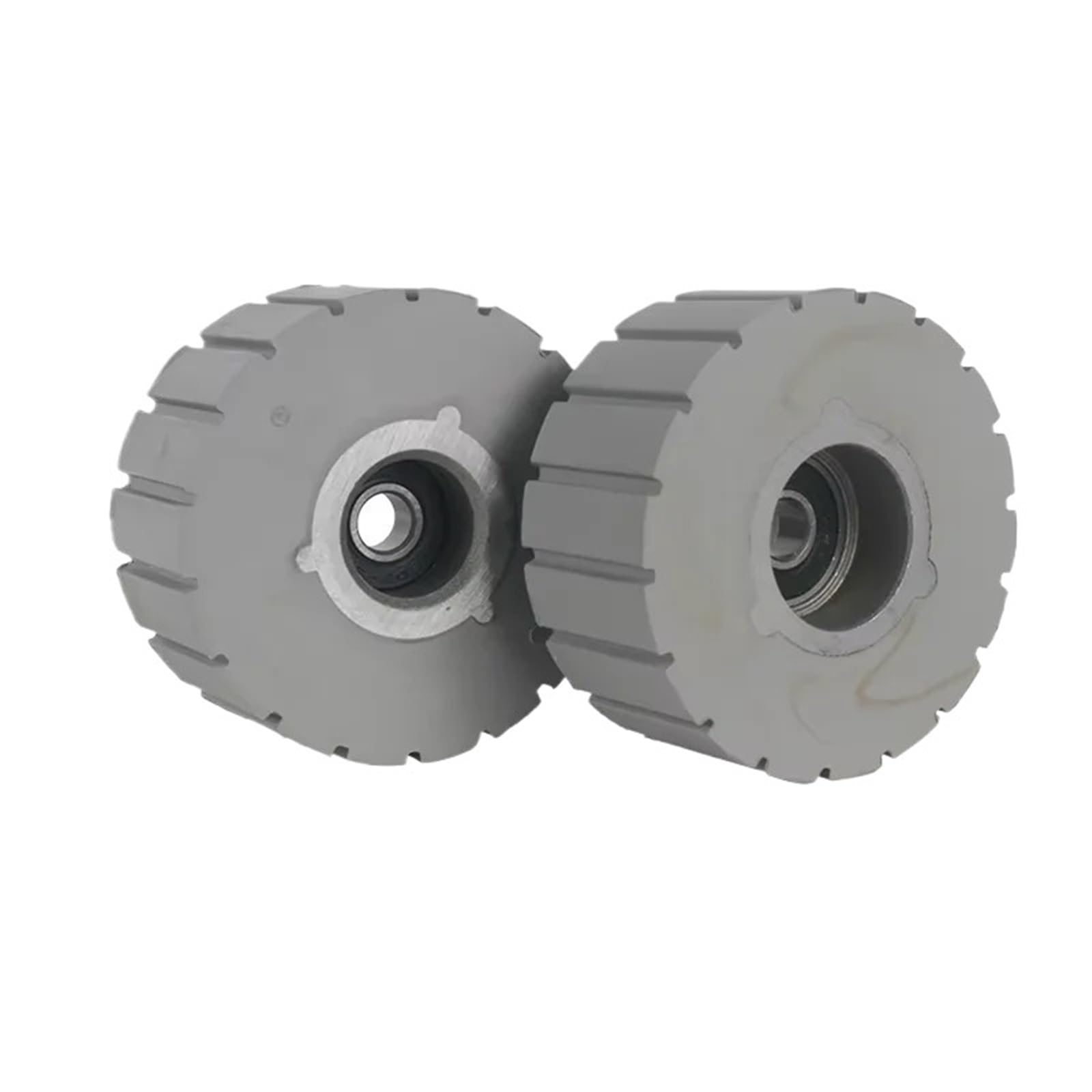 10PCS 65X8X28mm Rubber Press Wheel for Woodworking Edge Banding Machine for Bander Spare Parts 65 * 8 * 28mm(Gray)
