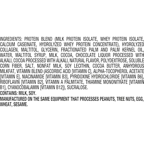 Image of FULFIL Chocolate Chocolate Chip Flavored Protein Bars, 1.94 oz (12 Count) | 20g Protein, 1g Sugar, 3g Net Carbs, Protein Snack for Breakfast, Workout and Travel, Gluten Free Snacks, 12 Snack Bars