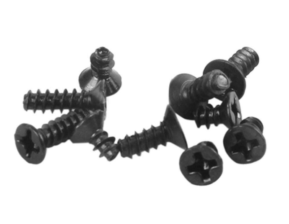 Tornillo Phillips, Iron-Haired Black Cross Flat countersunk Head Tapping Screws, Small Screws, National Standard, M1.4M1.7M2M3-M2*4 * 100pcs(M2.6 * 10 * 100)