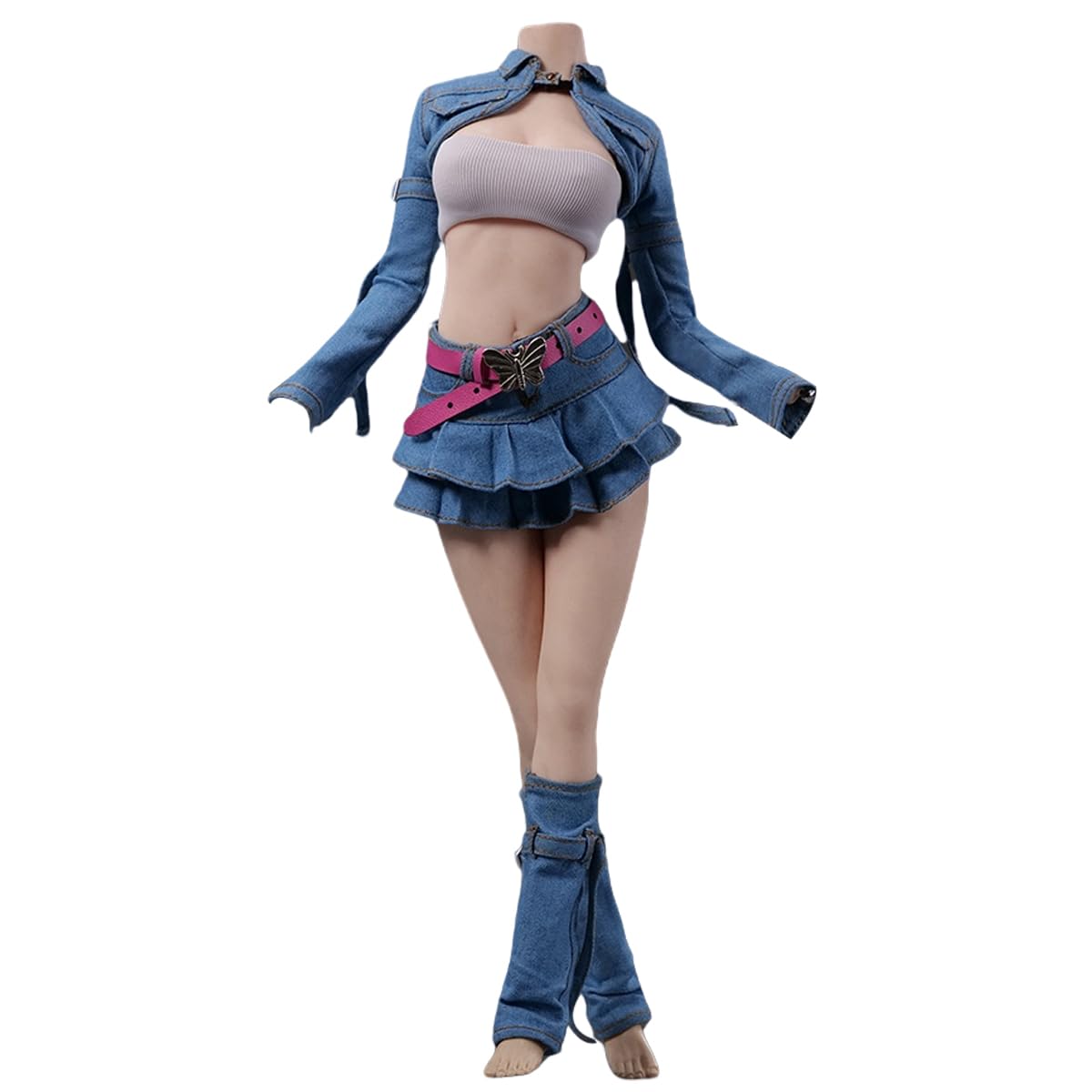 1/6フィギュア用衣装ブラックダークツールユニフォームセットCC224 NEW 1/6フィギュア用衣装ブラックダークツールユニフォームセット