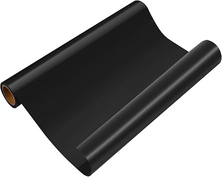 Drydiet Non Slip Material Roll 16 Inch x 3 Ft Non Slip Silicone Grip Material Roll Cut to Size Mat for Baking Counter Drawer Table Eating AidsBlack