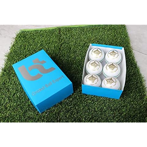 BT Cricket Ball Expert White Pack of 6 Cover