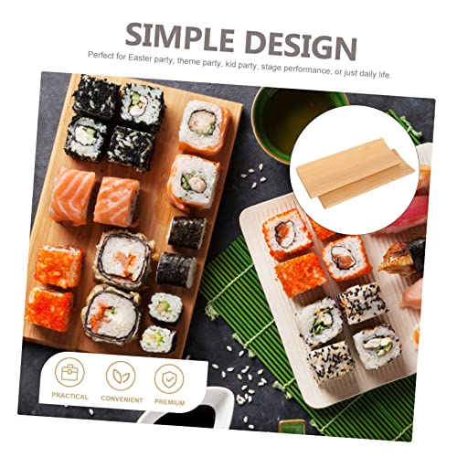 Bandeja para sushi Healifty 6 piezas miniatura 2