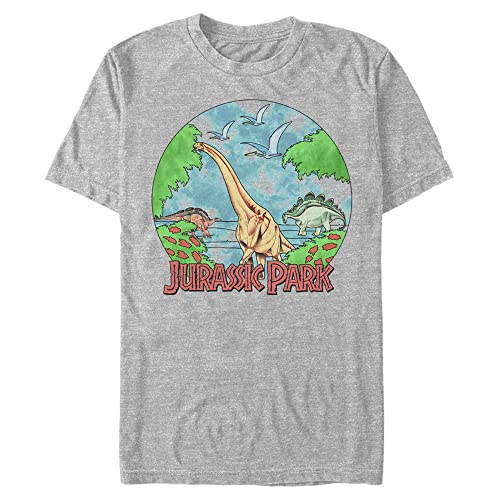 T-Shirt Jurassic Park Globe pour homme : vêtements rétro geeks de cinéma vintage