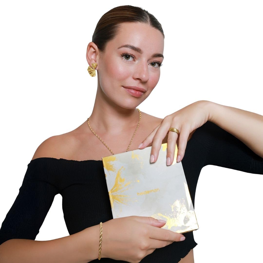 Heideman Adventsbox Gravur Damen Gold personalisierbar | Schöne individuelle Geschenkidee zu Weihnachten für Mama oder beste Freundin, hautfreundlich und nickelfrei