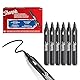 Sharpie Creative Marker Acryl-Farbstifte | Wasserbasierte Farbmarker mit Rundspitze | Schulsachen | Schwarz | 6 Stück