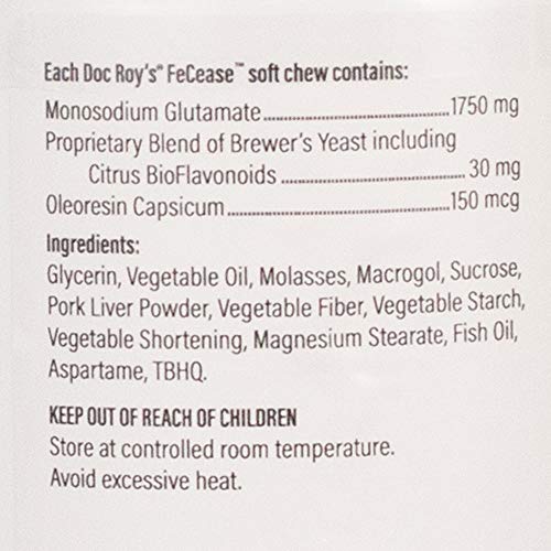 Revival-Animal-Health-Doc-Roys-FeCease-Stool-Eating-Deterrent-for-Dogs-Cats-60ct-Soft-Chews