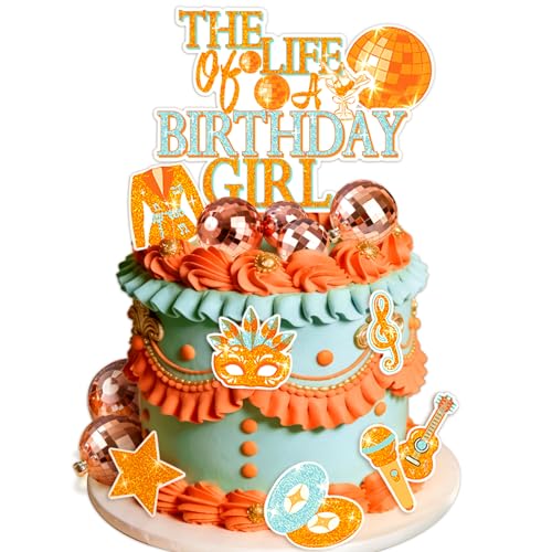 LaVenty The Life of A Birthday Girl Cake Decorations in My Show Era Cake Topper Showgirl Birthday Party Party Decorations 1920 Showgirl Birthday Cake Decorations