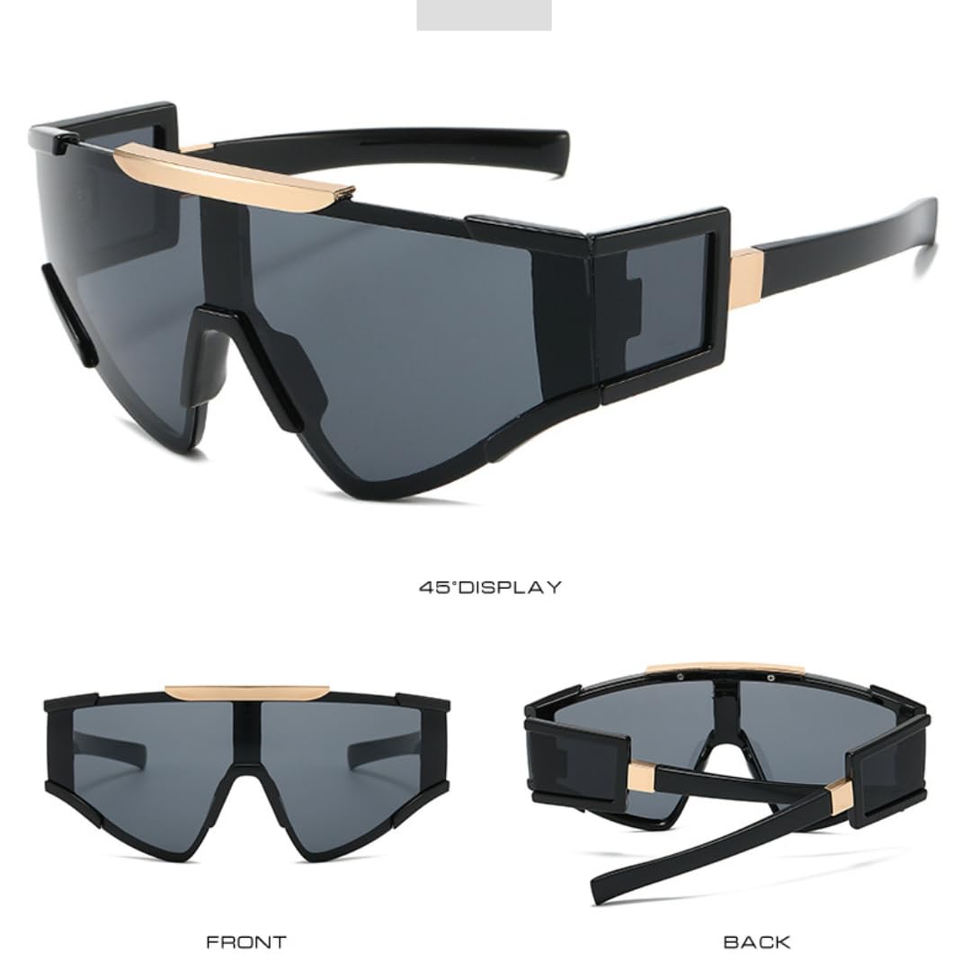 Occhiali da sole sportivi da ciclismo alla moda per donna e uomo, antivento, punk, occhiali da sole, occhiali da sole UV400