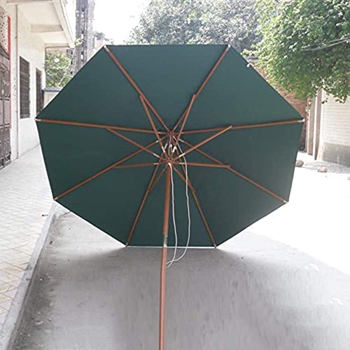 Parasol de madera UV50+ con base rellenable para sombra exterior 2