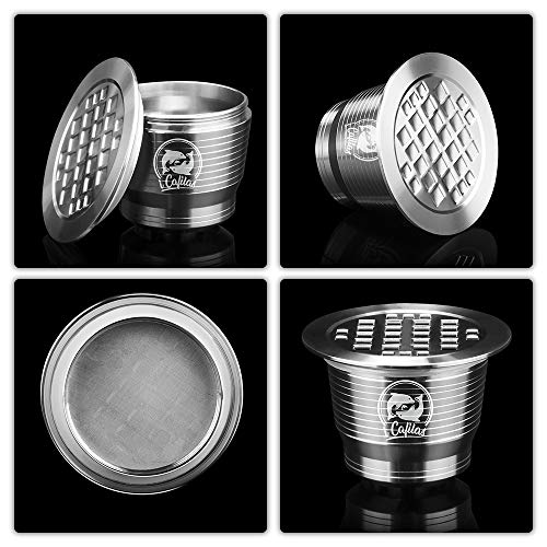 Compatível Com Nespresso Cápsula de Café em Aço Inoxidável Reutilizável Reutilizável Cápsula de Café