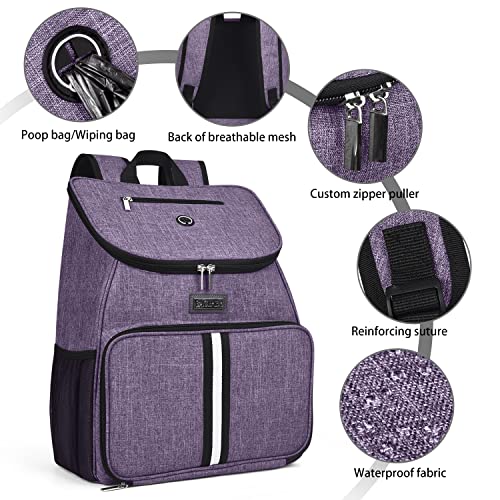 BAGLHER 丨Dog Travel Bag,Airline Approved Pet Supplies Backpack,Dog Travel Backpack with 2 Silicone Collapsible Bowls and… - Image 5