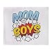 CafePress Mom of Boys Throw Blanket Soft Fleece Throw Blanket, 60