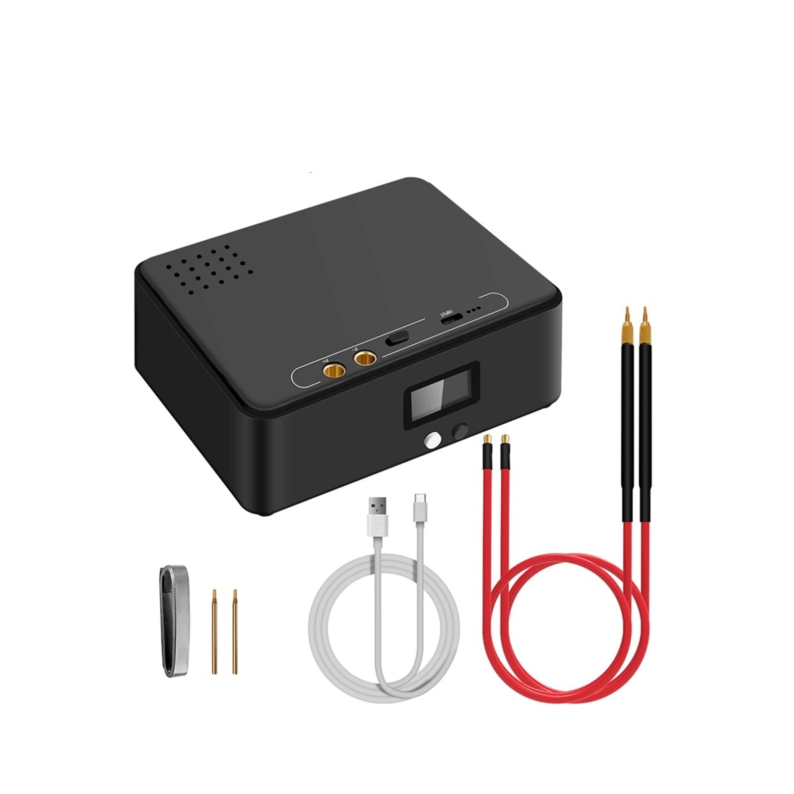 Gdbagkdqk One Color 1100Mah Lcd Display Adjustable Spot Welder 0.3Mm Portable Welding Equipment The Weld Is Strong