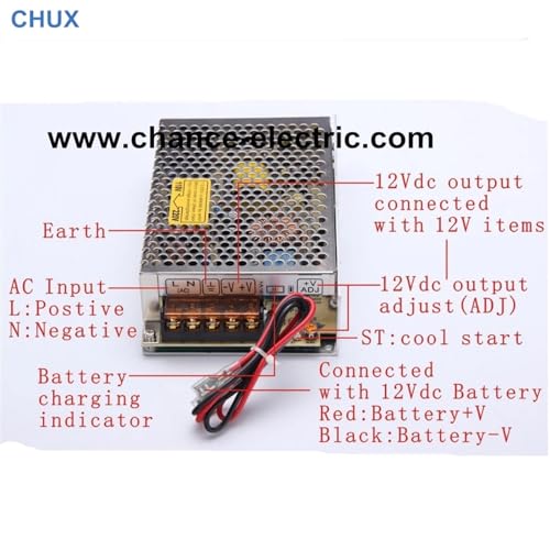Alimentation UPS 12V 120W Premium à commutation AC DC stable - 3