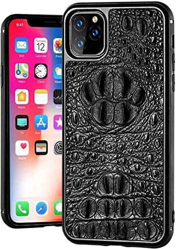 Coque iPhone 14 Pro Max cuir crocodile GUMMMY étui business antichoc