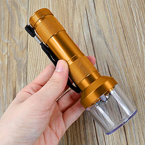 Bloce Electric Grinder, Electric Grinder For Spice With Cleaning Brush And Spoon, Aluminum Alloy Portable Chopper Fine Grinder Kit(Batteries Not Included) #TOP6