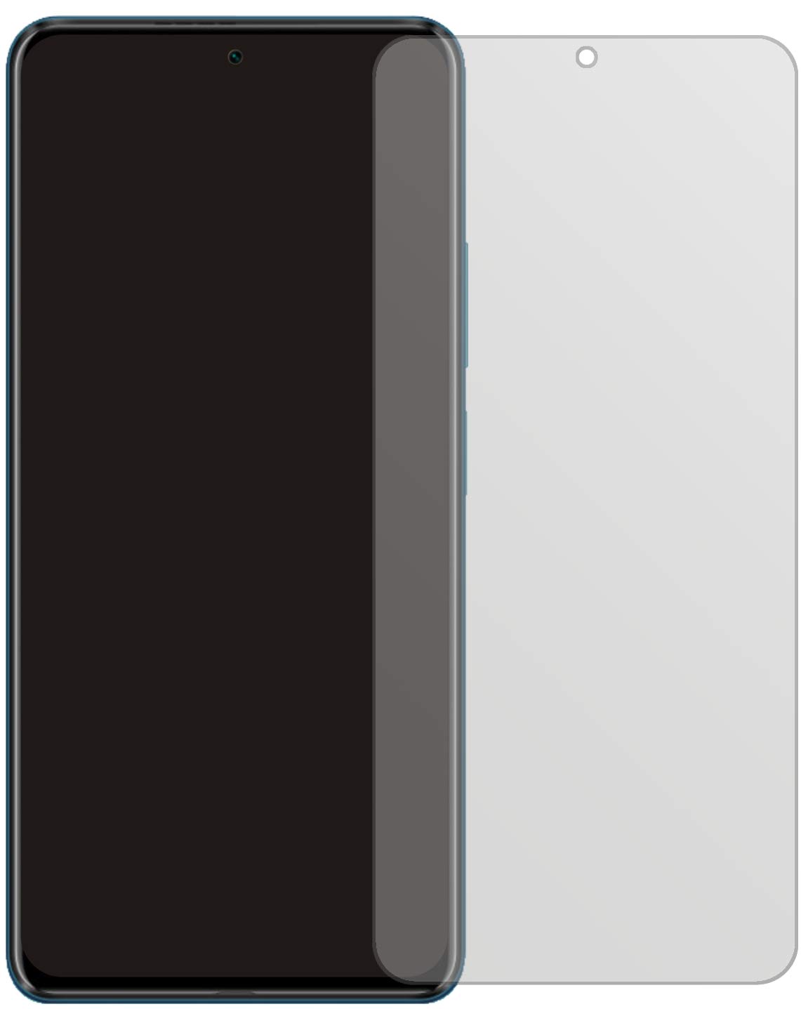 dipos Protector de Pantalla Compatible con Kazam Tornado 348 (6 Unidades - 3 Compatible con la Parte Delantera y 3 Compatible con la Trasera) - Mate pelicula Protectora de Pantalla