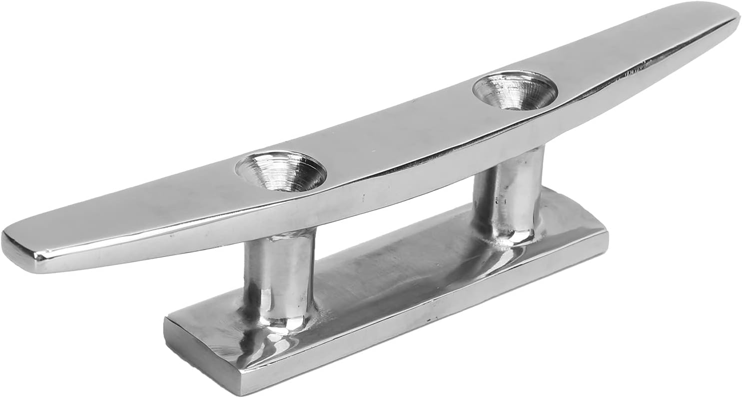 Dock Cleat 6in Low Flat Boat Dock Cleats 2 Hole Deck Rope
