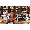Luxor Home Office Large Multipurpose Three Shelves Serving Cart, Black