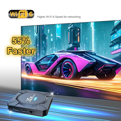 Boitier IPTV Android TV Box 4K X96 Mini Max avec processeur Quad-Core 2GB 16GB