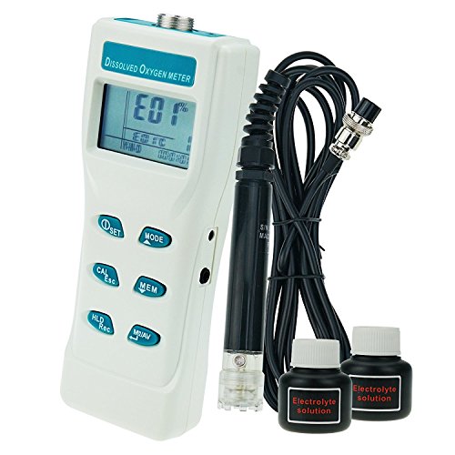 TEKCOPLUS Draagbare Digitale Grote Lcd-scherm Monitor Opgeloste Zuurstof DO meter tester 0 ~ 199,9%/0 ~ 19,99 PPM/0 ~ 19,99 mg/I Bereik met Kabel