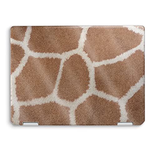 MightySkins Glossy Glitter Skin Compatible with HP Spectre x360 14" (2022) Full Wrap Kit - Giraffe Print | Protective, Durable High-Gloss Glitter Finish | Easy to Apply | Made in The USA