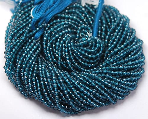 Mystic London Blue quartz bleu haut de gamme 3mm taillé en rondelles LKBEADS