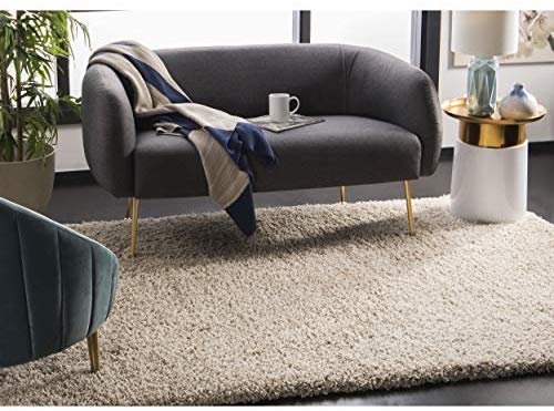 Image of Handwoven Microfibre 3D Rug for Living Room (Light Coffee, 4 X 6 Feet, Microfibre)