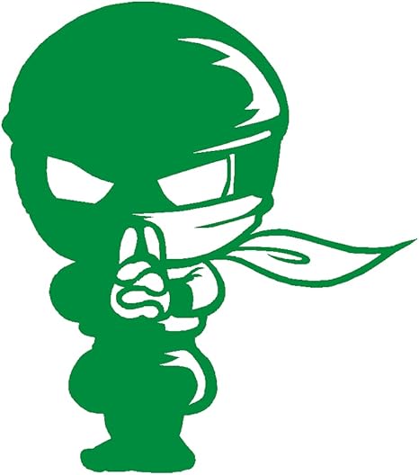 Amazon 忍者 イラスト ロゴ カッティング ステッカー 選べる色 21 緑 小 ステッカー デカール 車 バイク Amazon 忍者 イラスト ロゴ カッティング ステッカー 選べる色 21 緑 小 ステッカー デカール 車 バイク