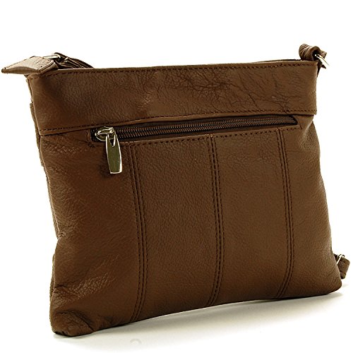SBR Designs Women's Leather Cross Body Organizer Bag3