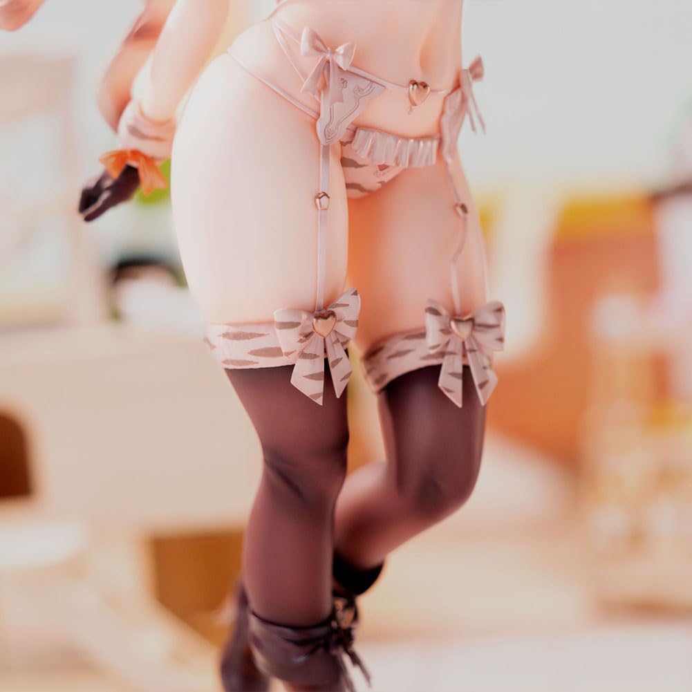 DEXSHUN Migu-chan Figura Anime Ilustración Manga Chica Figura PVC Estatua Coleccionable Decoración Regalos 28 cm
