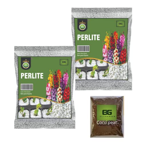 EG ELAMGREEN Perlite for Plants 5kg Get Coco peat for Plants 250grams Large granules, Succulent Potting Mix (B09P85NJLP) Amazon Price History, Amazon Price Tracker